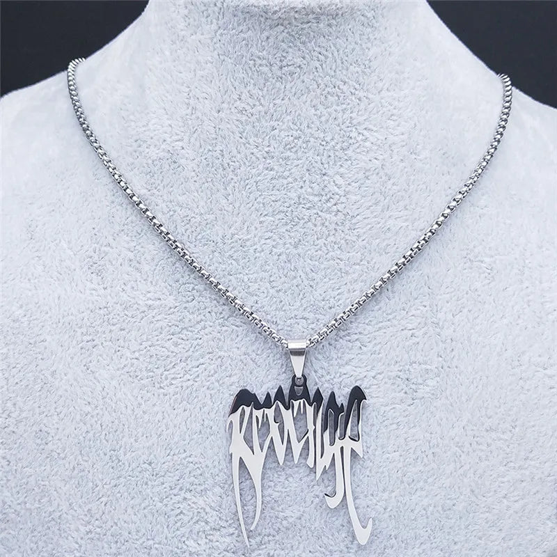 Xxxtentacion “revenge” pendant chain